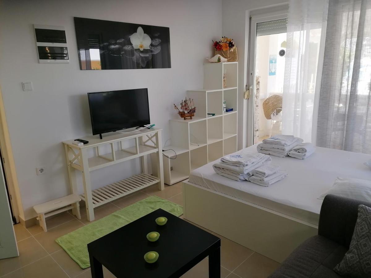 Studio Apartman Villa Juras Baška Exteriör bild